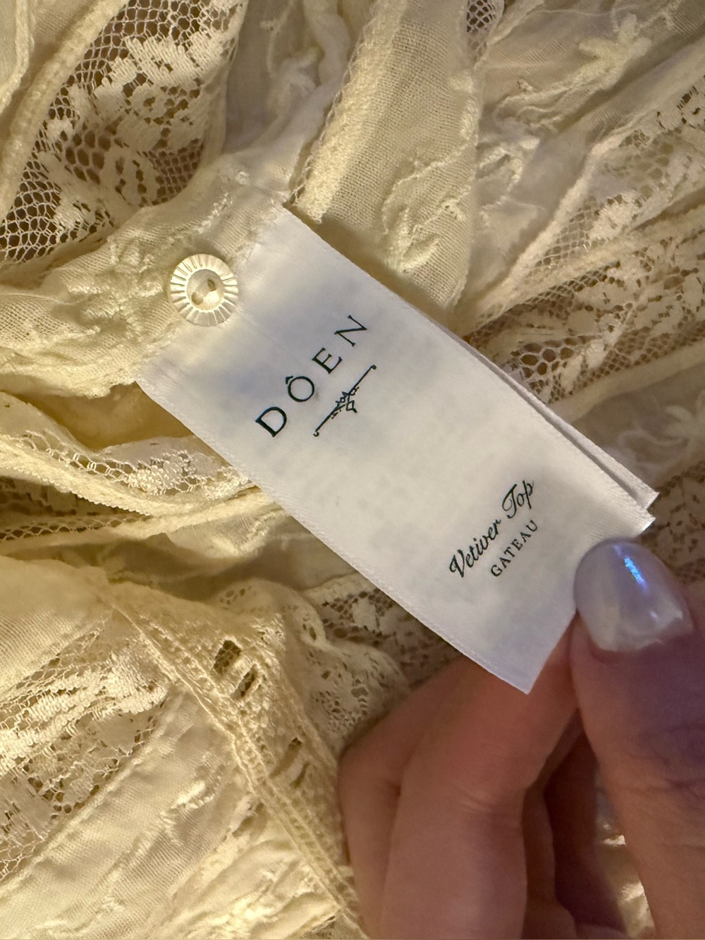 Doen Vetiver Top in Gateau - Picture 5 of 5